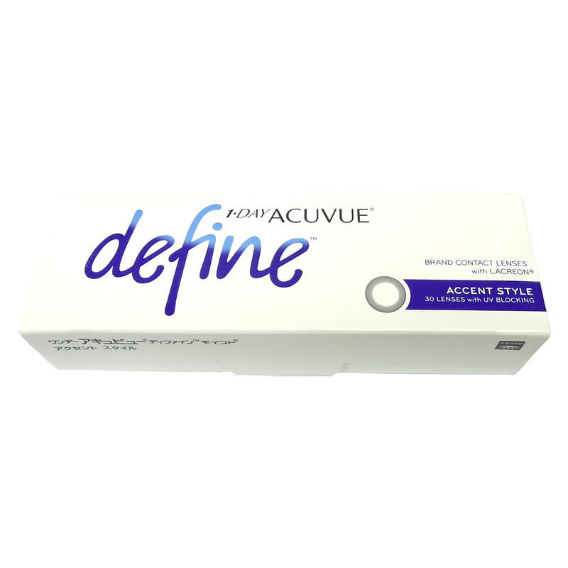 1 Day Acuvue Define with LACREON Contact Lenses (Accent)