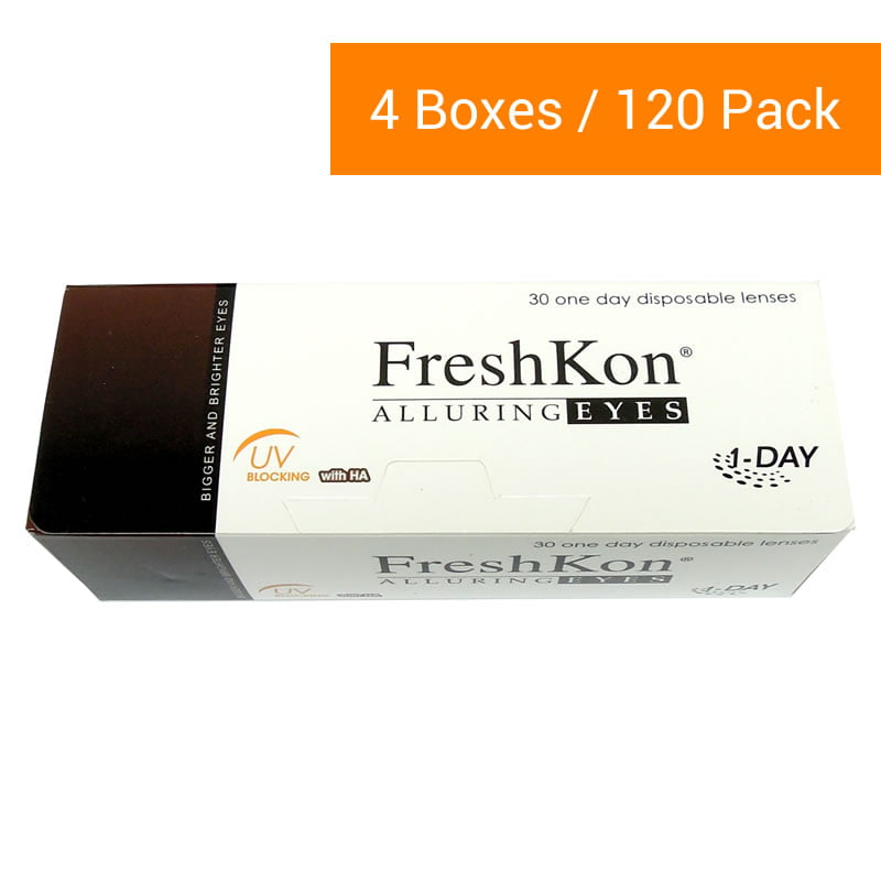 1-Day FreshKon Alluring Eyes (4 Boxes / 120 Pack)